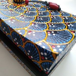 Wooden Case, Box for mother, Jewelry trinket box